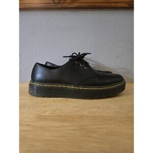 Dr. Martens Men's Size 6/Women's Size 7.5 Zavala Lo Leather Derby Oxford Black